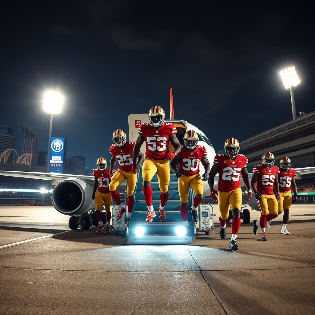 49ers Touch Down in Melbourne for Historic Clash with Rams at MCG