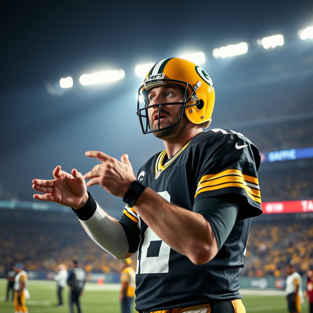 Aaron Rodgers, Mike McCarthy F-Bomb Exchange Mars Steelers' 27-24 Loss to Browns article cover