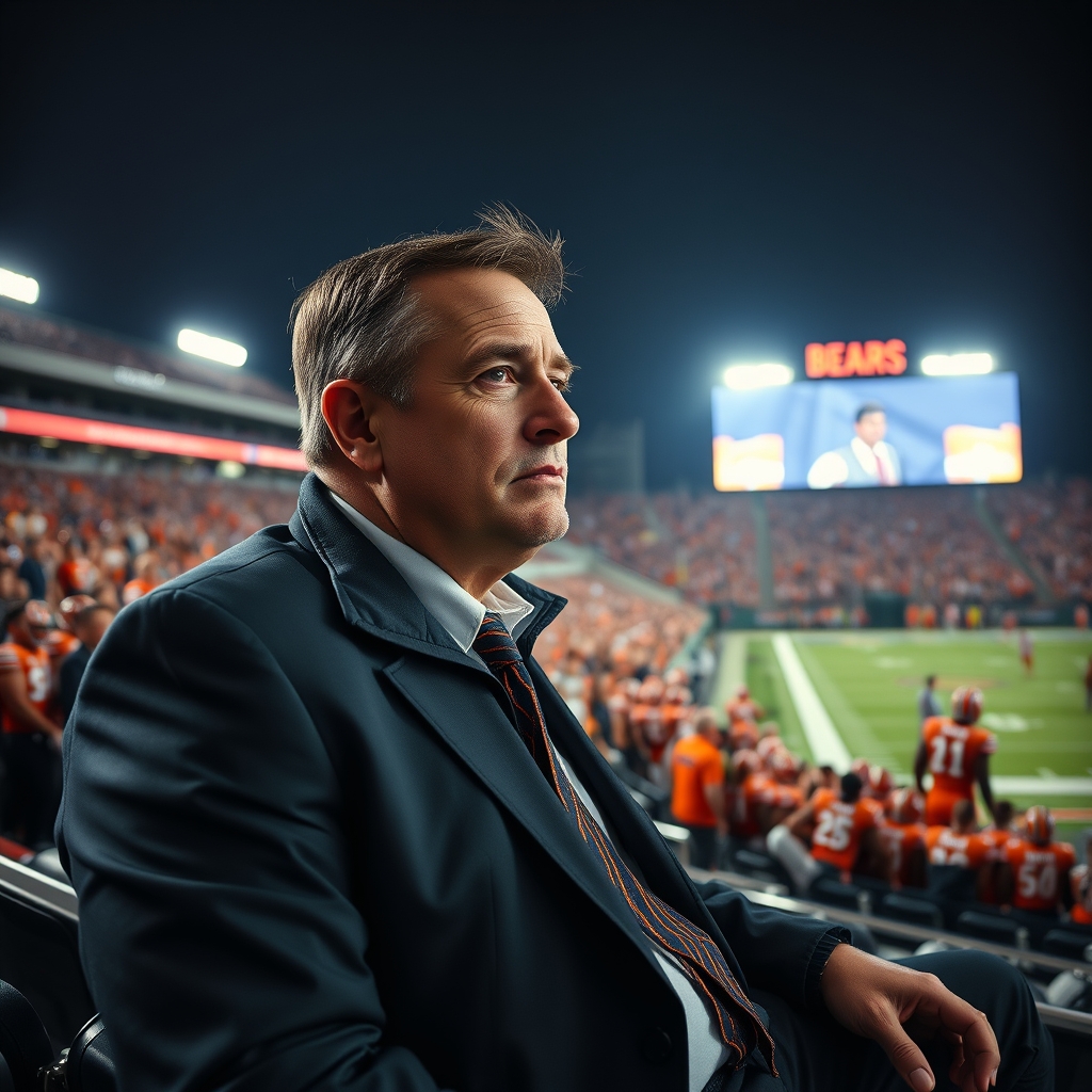 Bears GM Ryan Poles Scouts 2027 Draft Class at Miami-Stanford Showdown