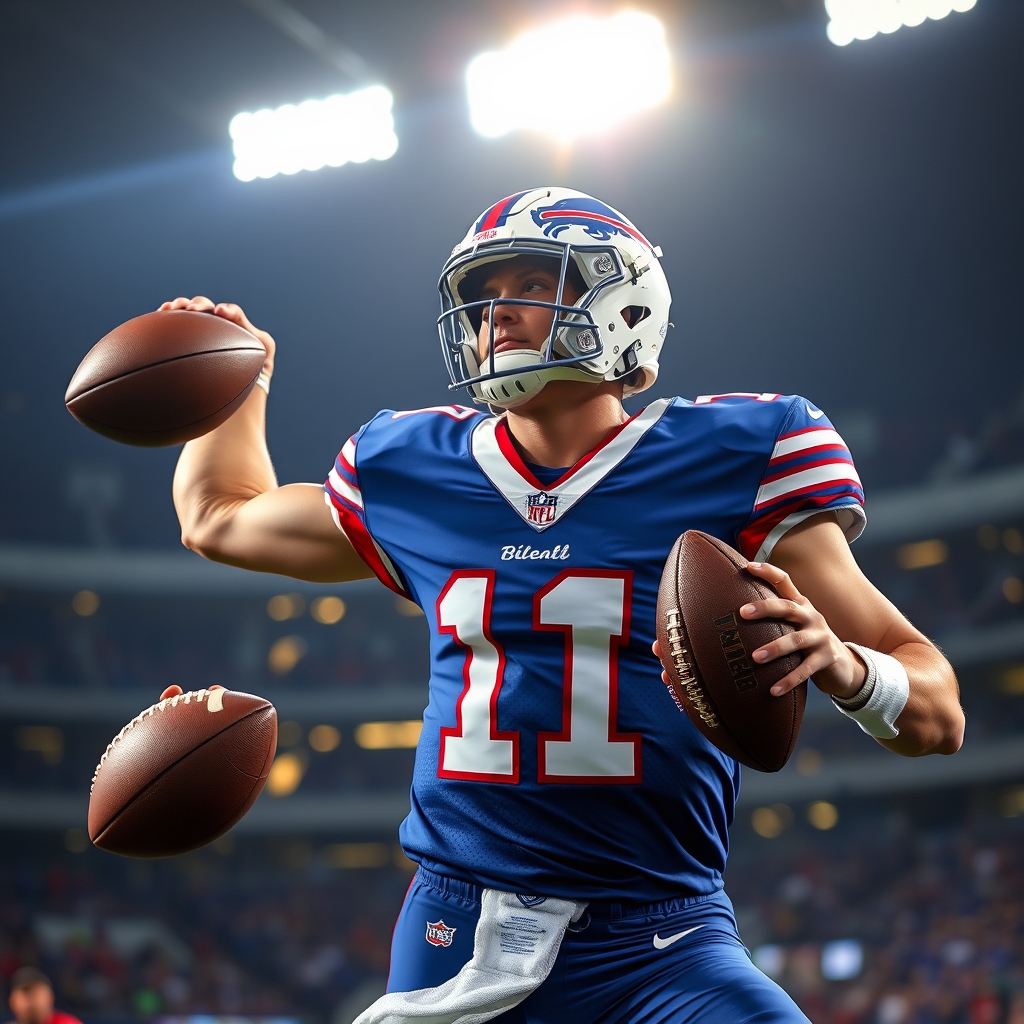 Bills vs. Texans Halftime Thriller: Josh Allen Shines in 24-21 Shootout