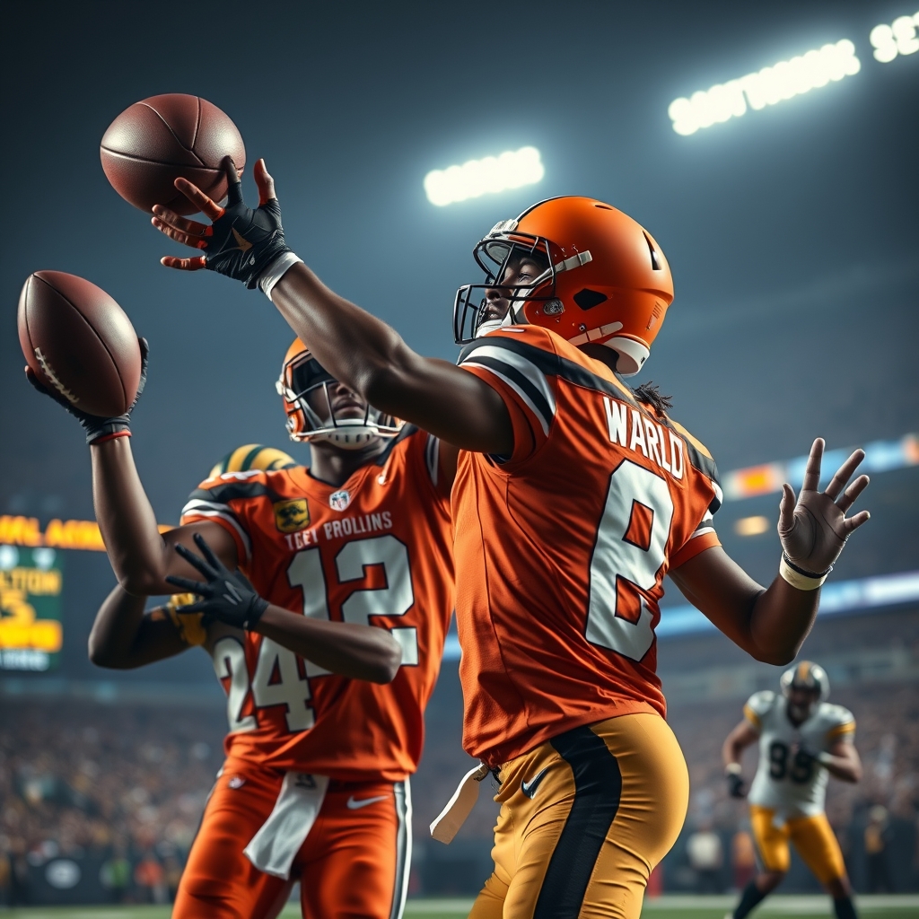 Browns Turn Rodgers' Miscue Into Touchdown to Tie Steelers