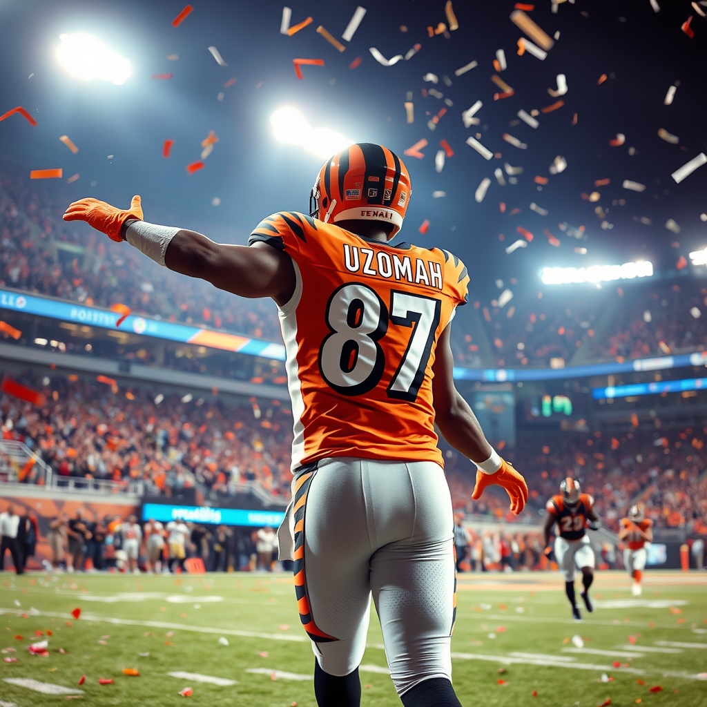 C.J. Uzomah's Unique Place in Bengals History: Catching the Last Dalton TD and Burrow's First