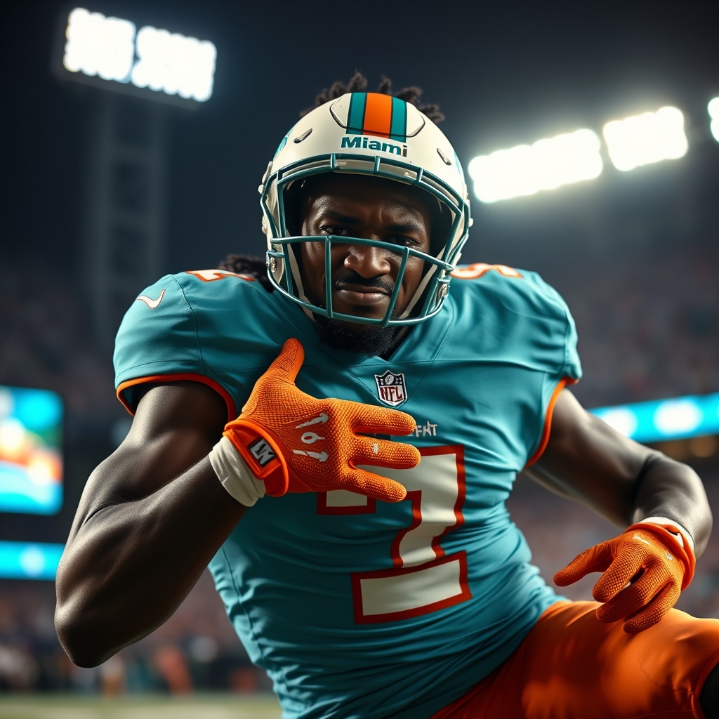 De'Von Achane Out with Knee Injury as Dolphins Battle Chiefs article cover