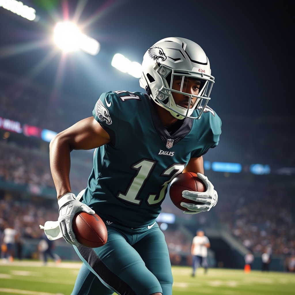 DeVonta Smith Misses Wednesday Practice: Eagles WR Hamstring Concern