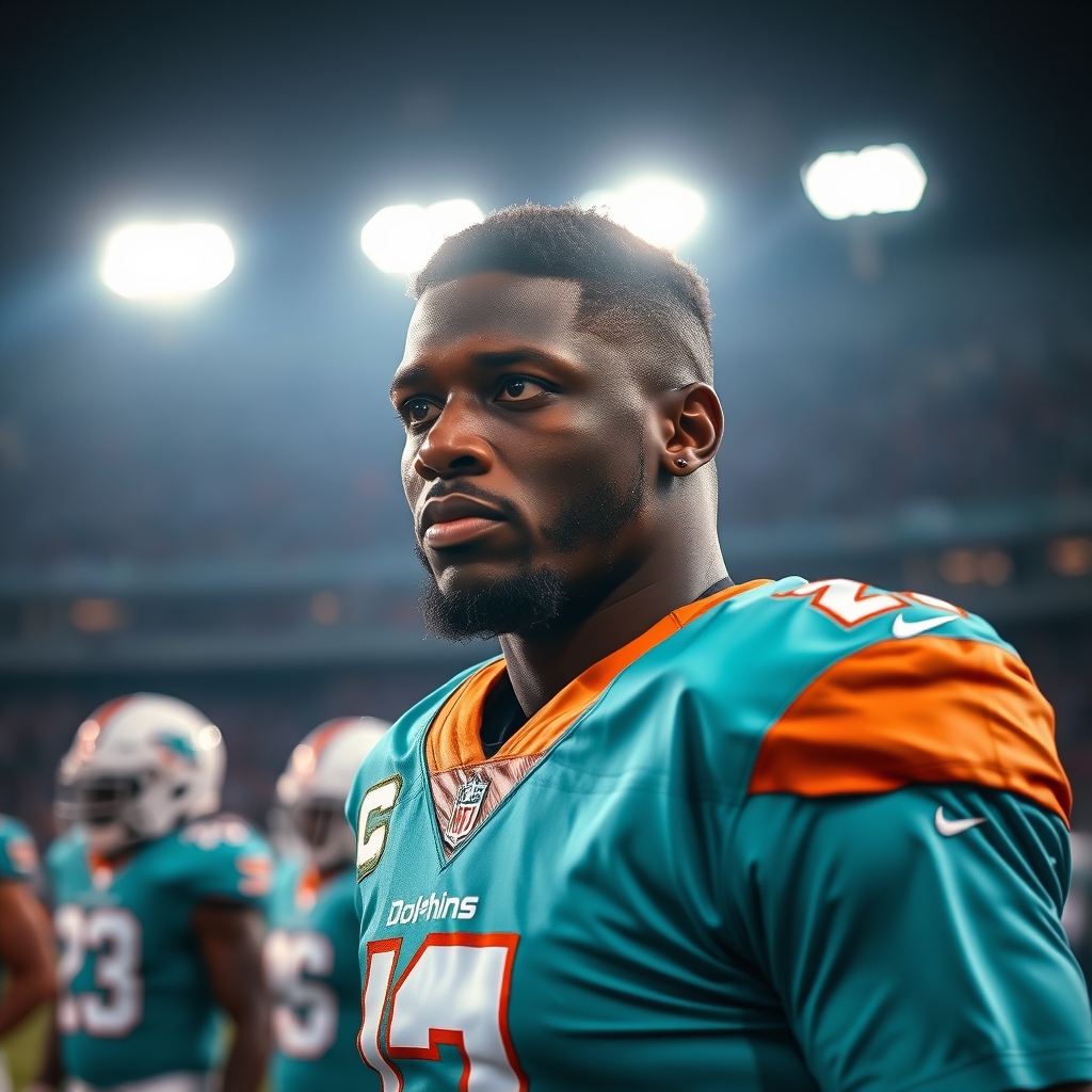 Dolphins Edge Rusher Chop Robinson Sidelined by Concussion Ahead of 49ers Clash