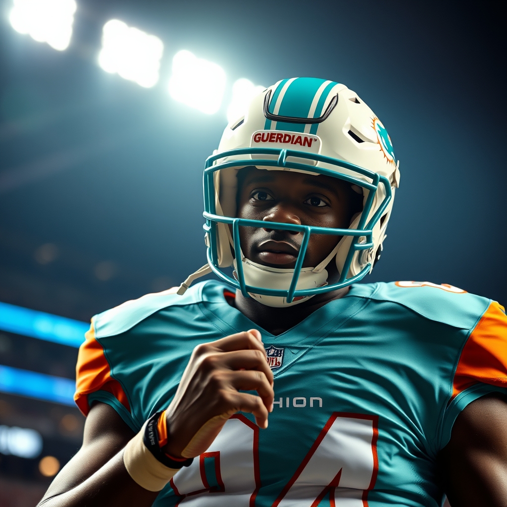 Dolphins' Chop Robinson to Wear Guardian Cap After Fifth Concussion