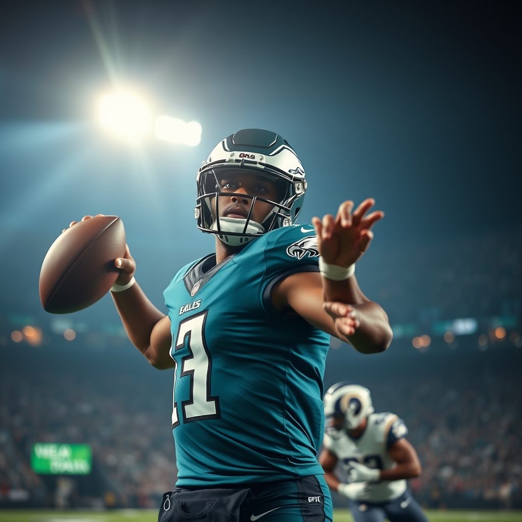Eagles Capitalize on Rams Turnovers, Lead 20-10 at Halftime