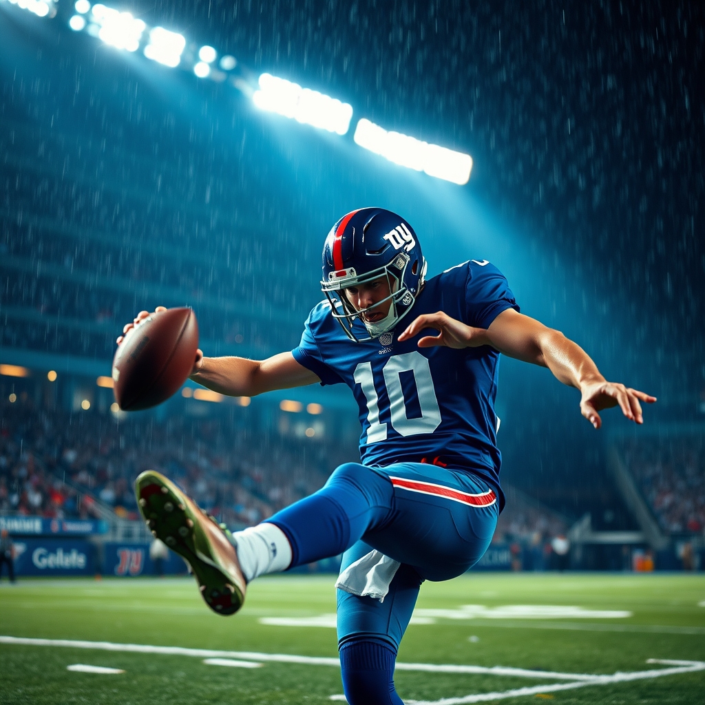 Giants' Kicking Unit Shines as Stormy MetLife Test Looms vs. Titans article cover