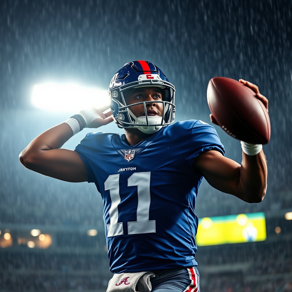Giants vs Titans: Winston's Debut, Skattebo's Struggles in Rain-Soaked Win article cover