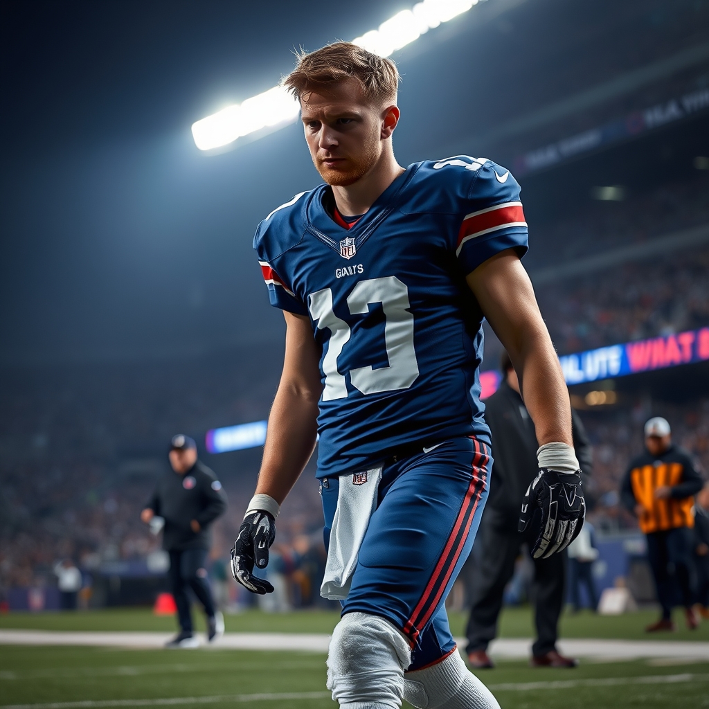 Jaxson Dart Injury Exposes Harsh Truths for Giants in Rams Reality Check