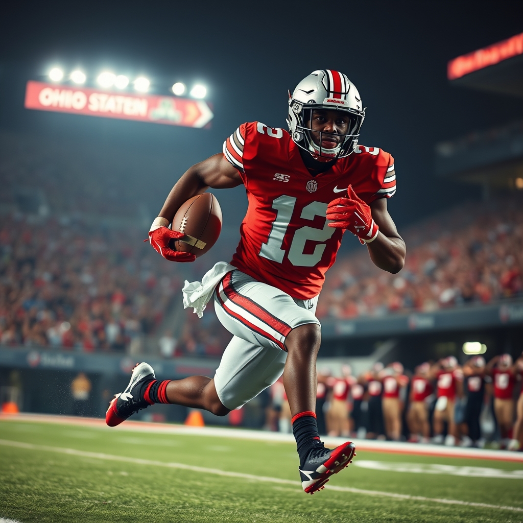 Jeremiah Smith's 12-Minute Blitzkrieg: Ohio State WR Torches Illinois, Bolts Into No. 1 Pick Debate article cover