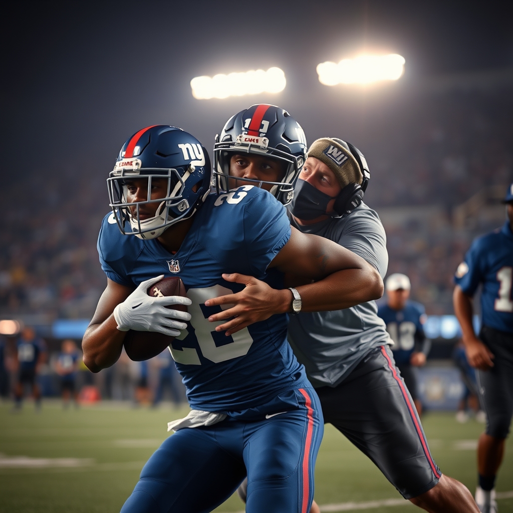 Malik Nabers Reveals John Harbaugh Tackled Him to Test Knee Before Giants Win article cover