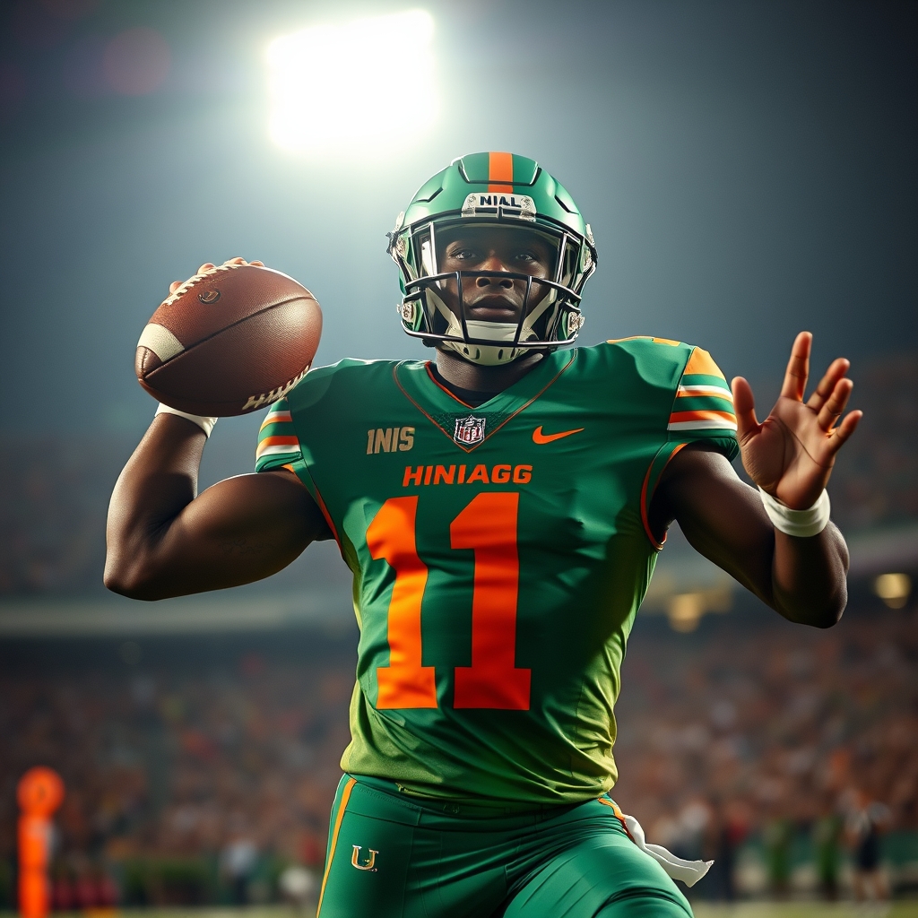 Miami Hurricanes Demolish Central Michigan 52-3: Darian Mensah Makes History article cover