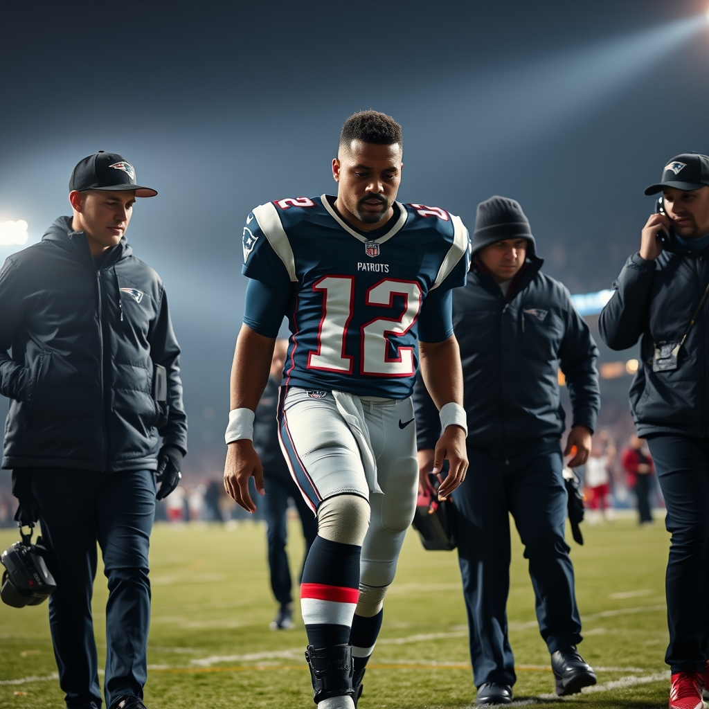 Patriots WR A.J. Brown Out 4+ Weeks with High Ankle Sprain article cover