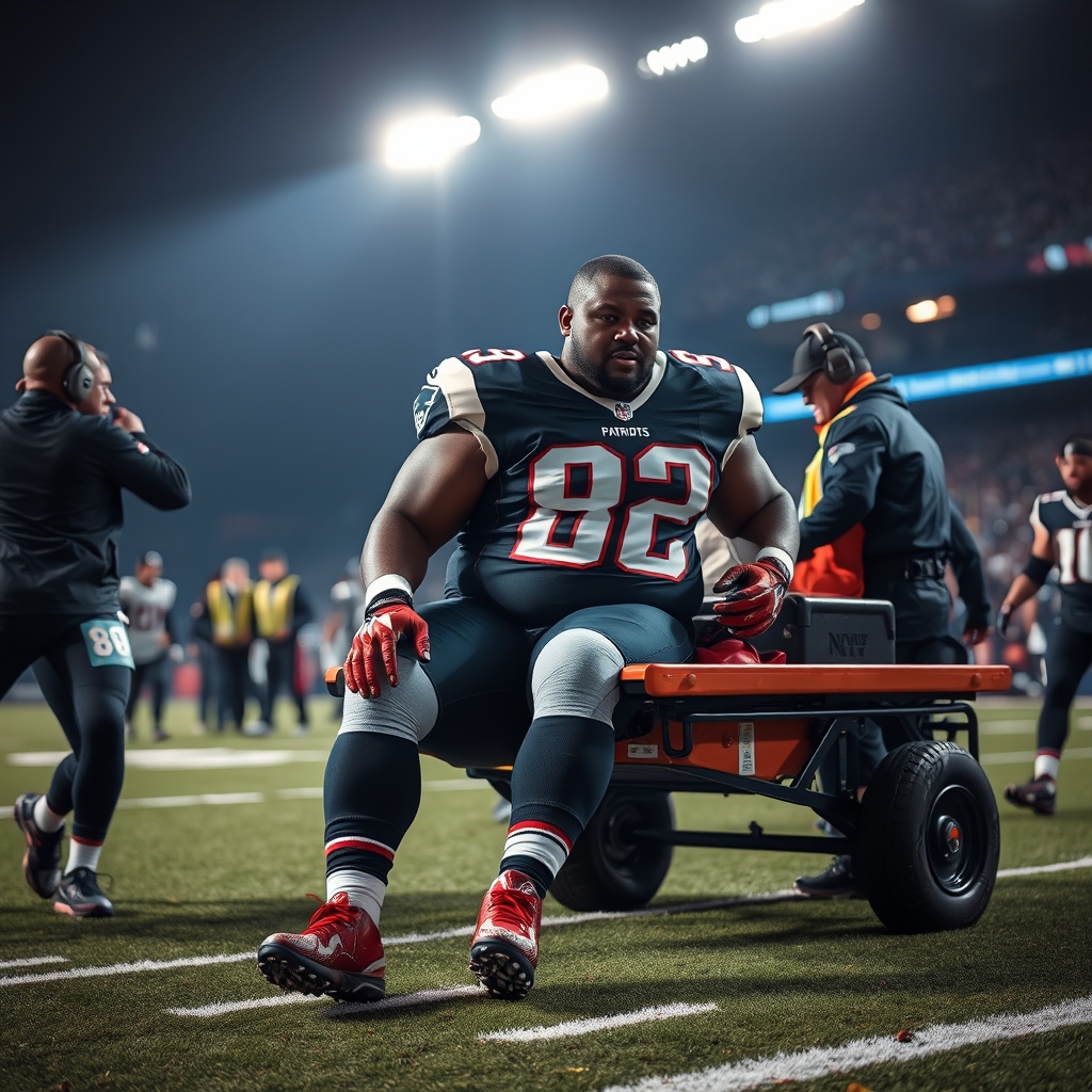 Patriots Lead Steelers 10-0, But Lose Mike Onwenu to Ankle Injury article cover