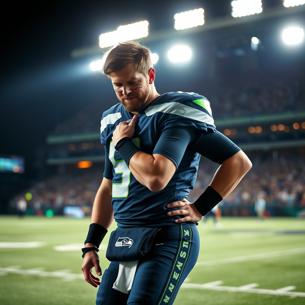Sam Darnold Exits Seahawks Opener with Hip Injury, Drew Lock Steers Dramatic Win article cover