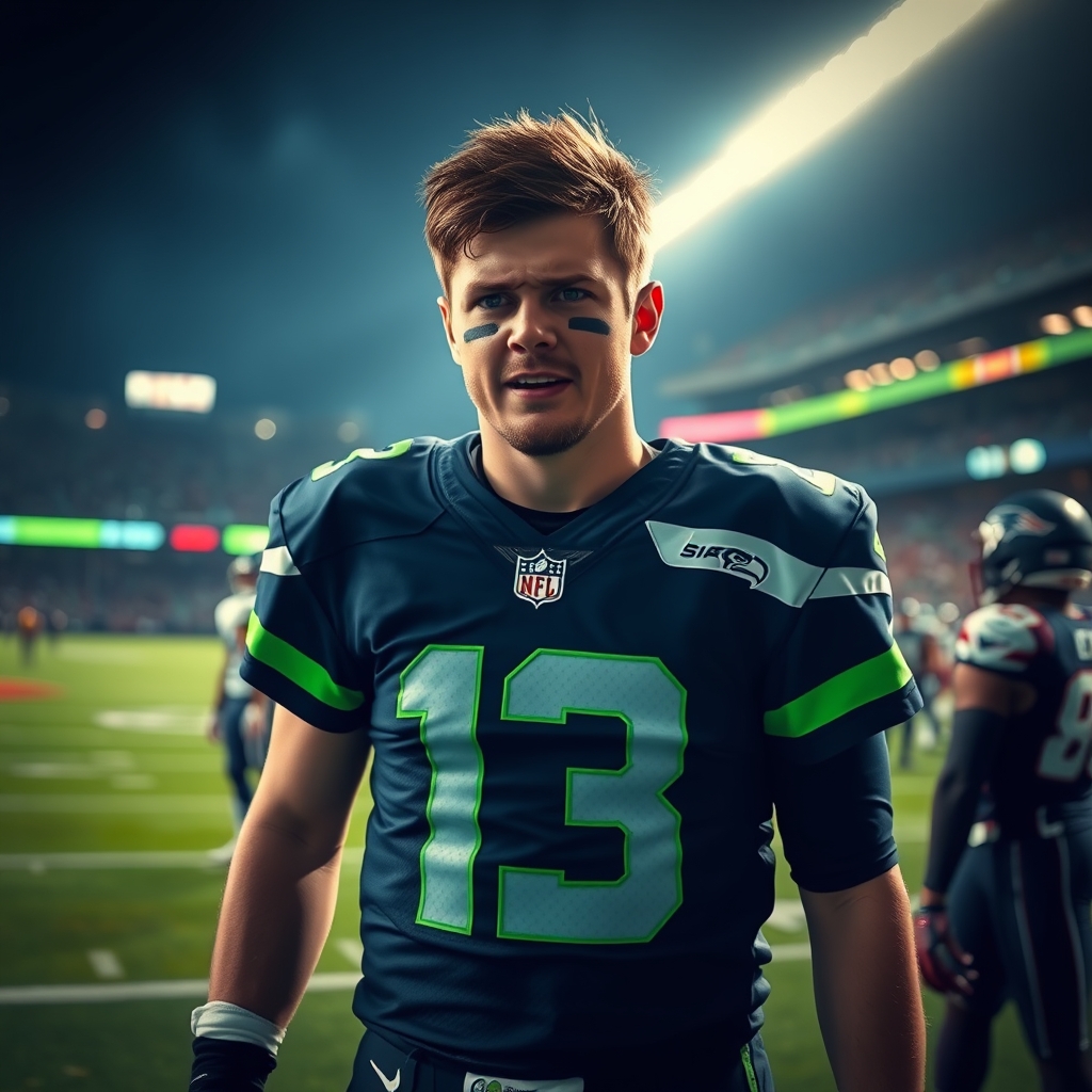 Seahawks Fear Worst as Sam Darnold Exits Season Opener with Hip Injury article cover
