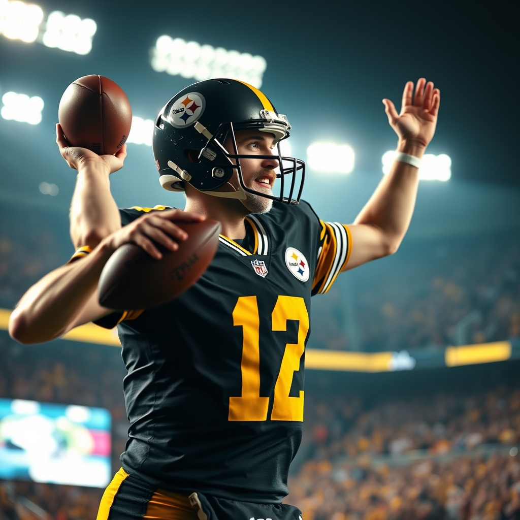 Steelers Edge Falcons 13-7 at Halftime: Rodgers, Boswell Steady in Sloppy First Half