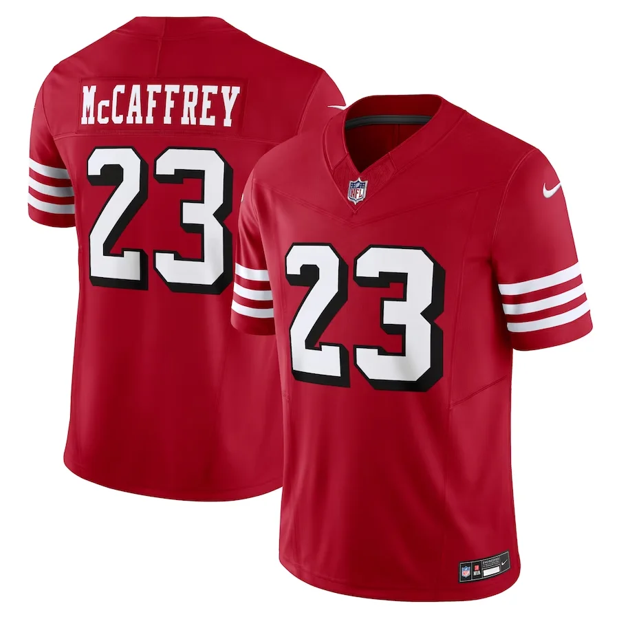 Christian Mccaffrey Jersey, Scarlet Men's, Alternate Vapor F.U.S.E. Limited Jersey -