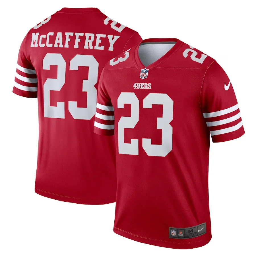 Christian Mccaffrey Jersey, Scarlet Men's, Legend Jersey -