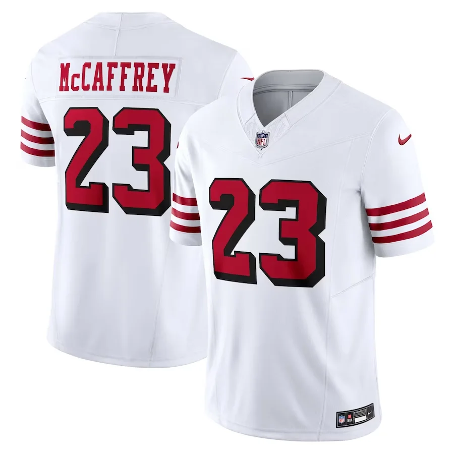 Christian Mccaffrey Jersey, White Men's, Alternate Vapor F.U.S.E. Limited Jersey -