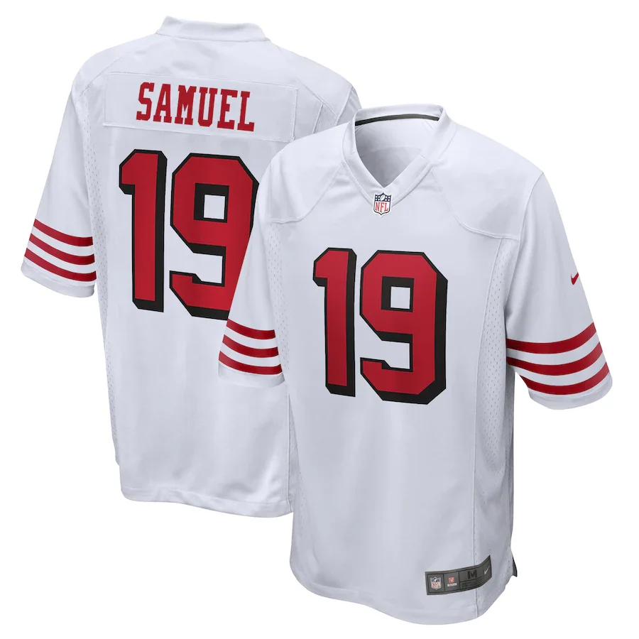 Deebo Samuel Jersey, White Men's, Alternate Game Jersey -