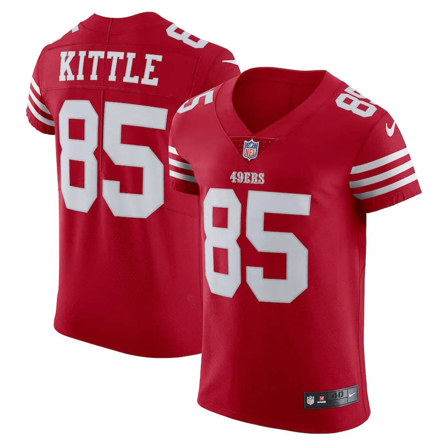 George Kittle Jersey, Scarlet Men's, Vapor Elite Jersey -