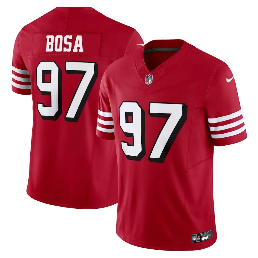 Nick Bosa Jersey, Scarlet Men's, F.U.S.E. Limited Jersey -