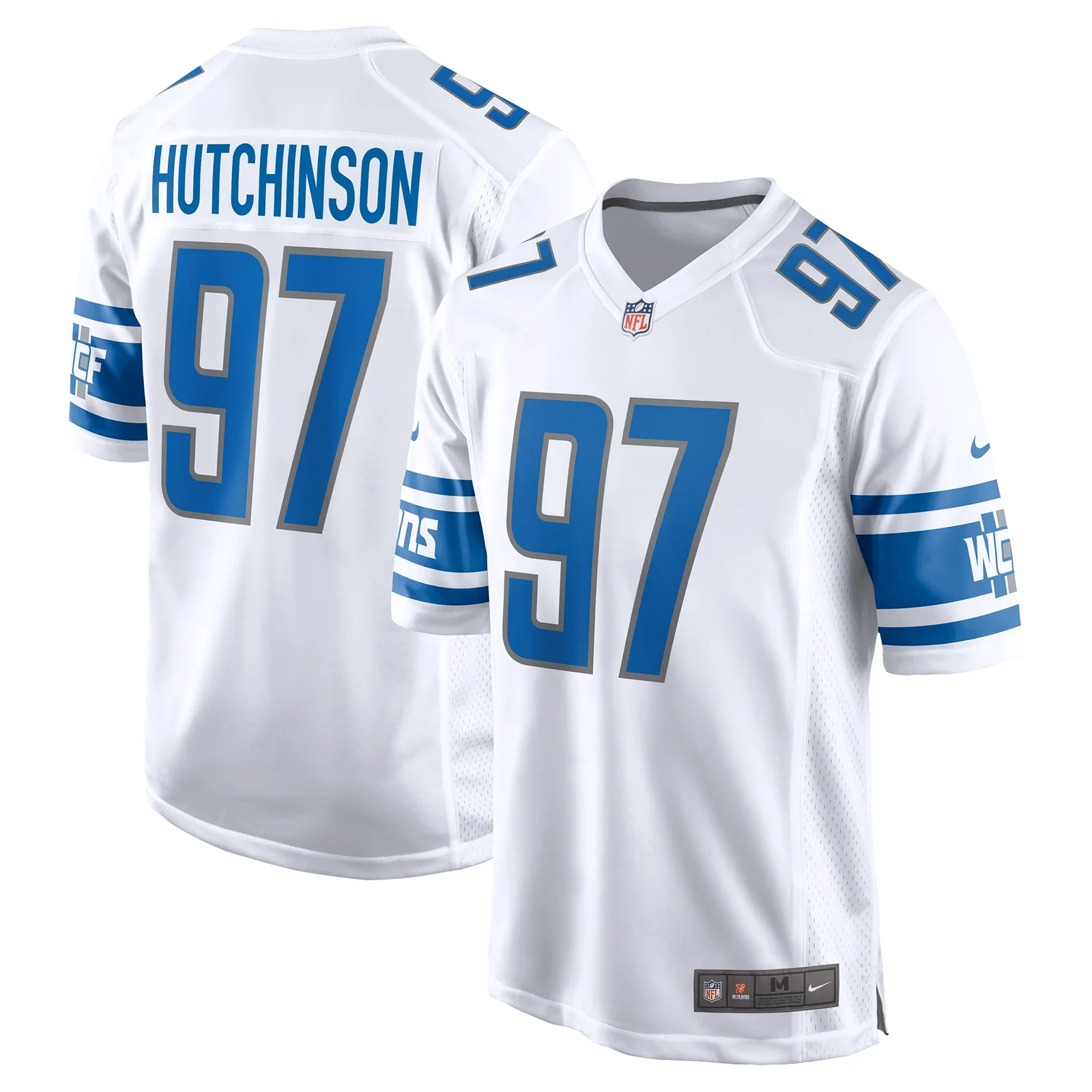 Men's Aidan Hutchinson Detroit Lions Player Game Jersey - White -