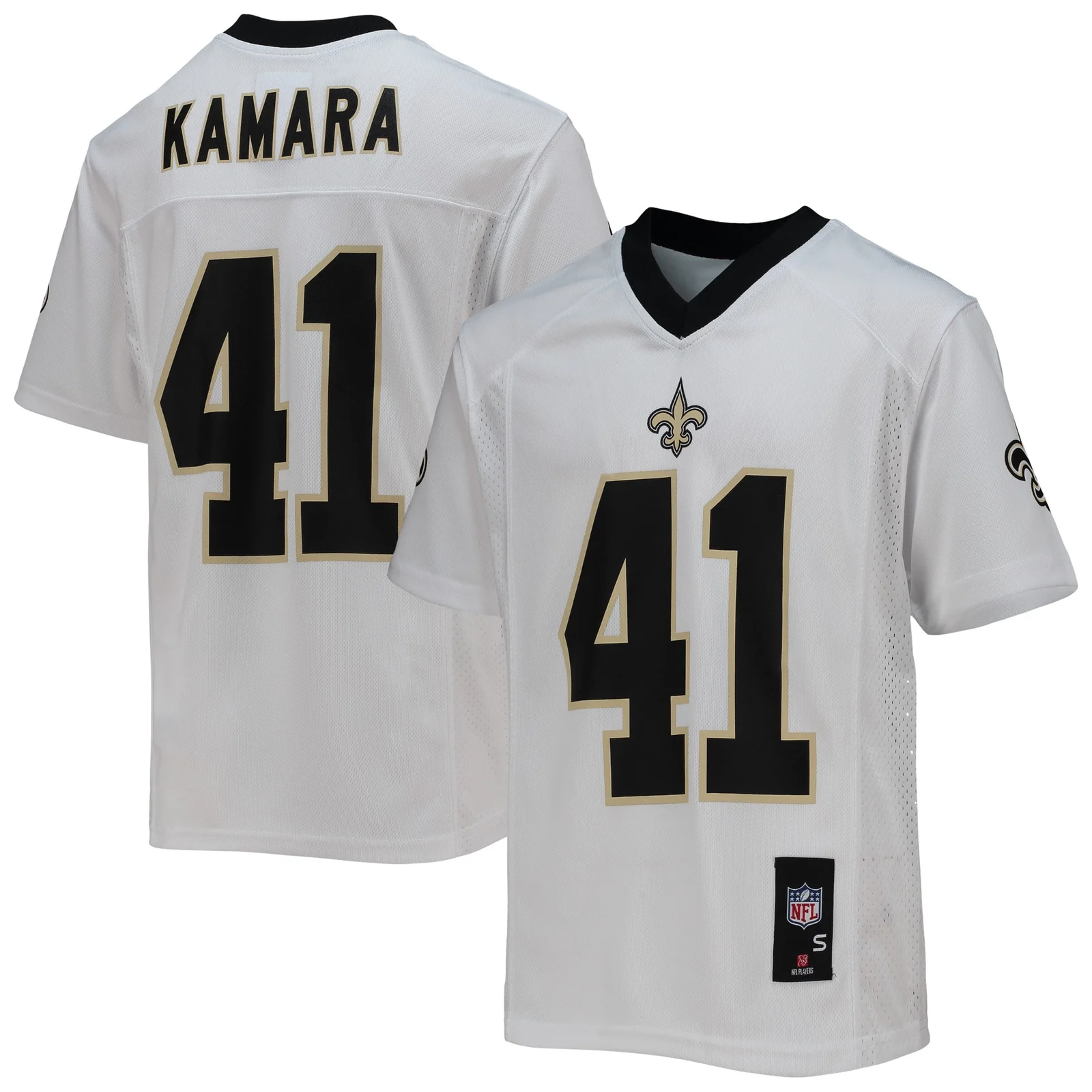 Alvin Kamara New Orleans Saints Youth  Player Jersey - White