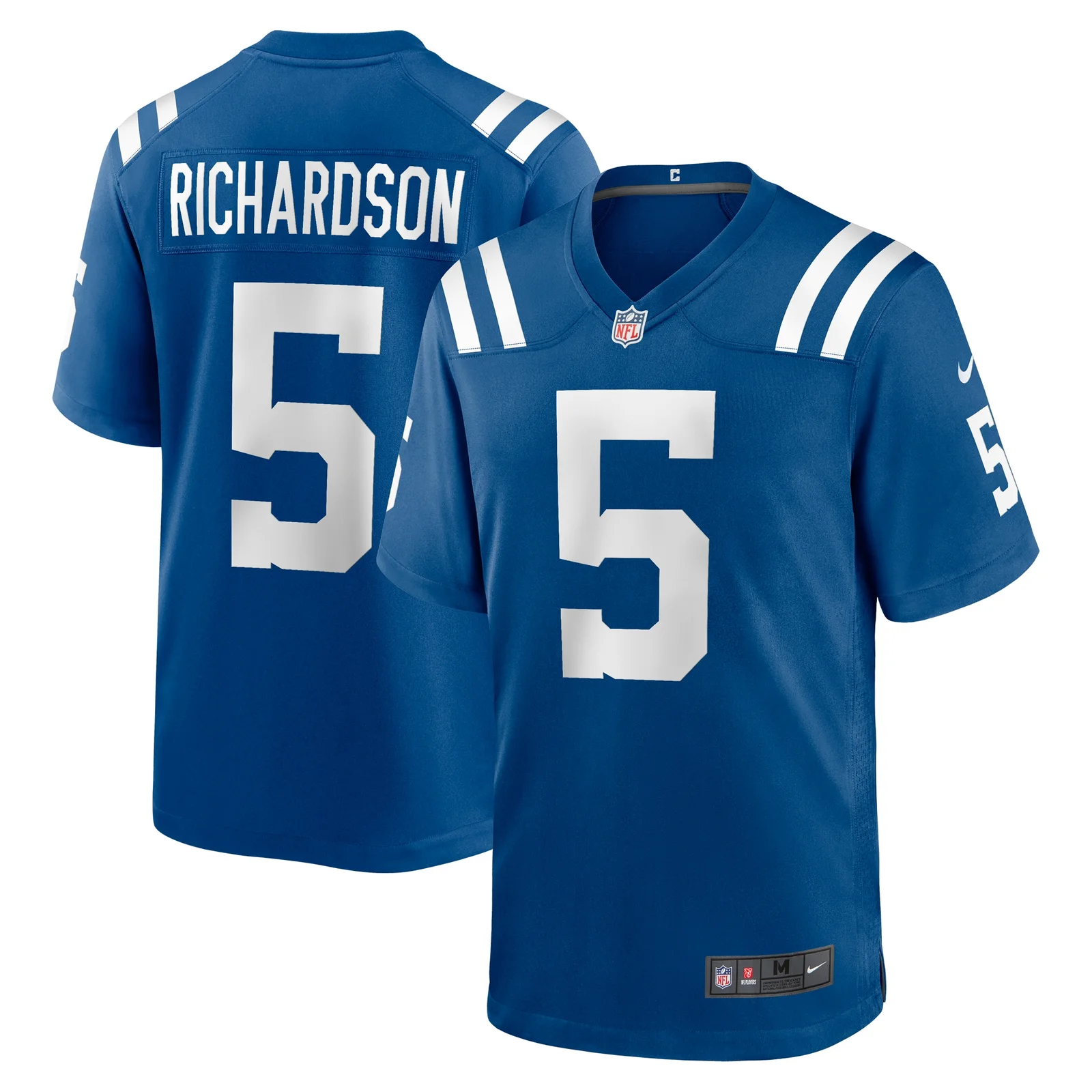 Men'sAnthony Richardson Indianapolis Colts 2023 NFL Draft First Round Pick Game Jersey - Royal -