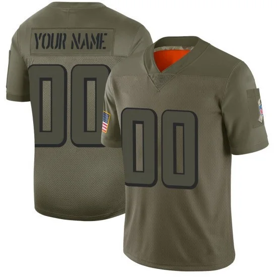 Youth's Custom Atlanta Falcons Limited Custom 2019 Salute to Service Jersey - Camo -
