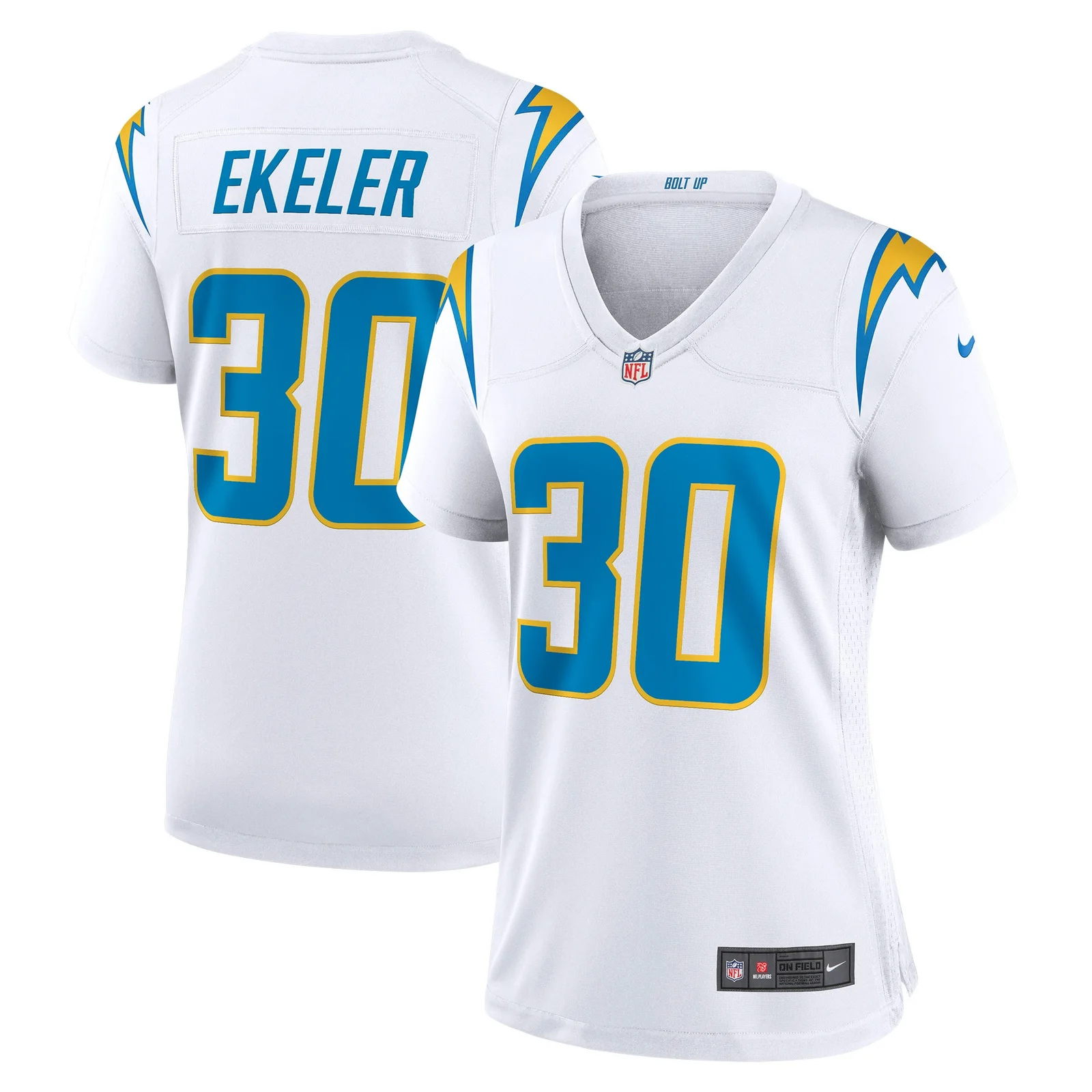 Austin Ekeler Los Angeles Chargers Woman's Game Jersey - White -