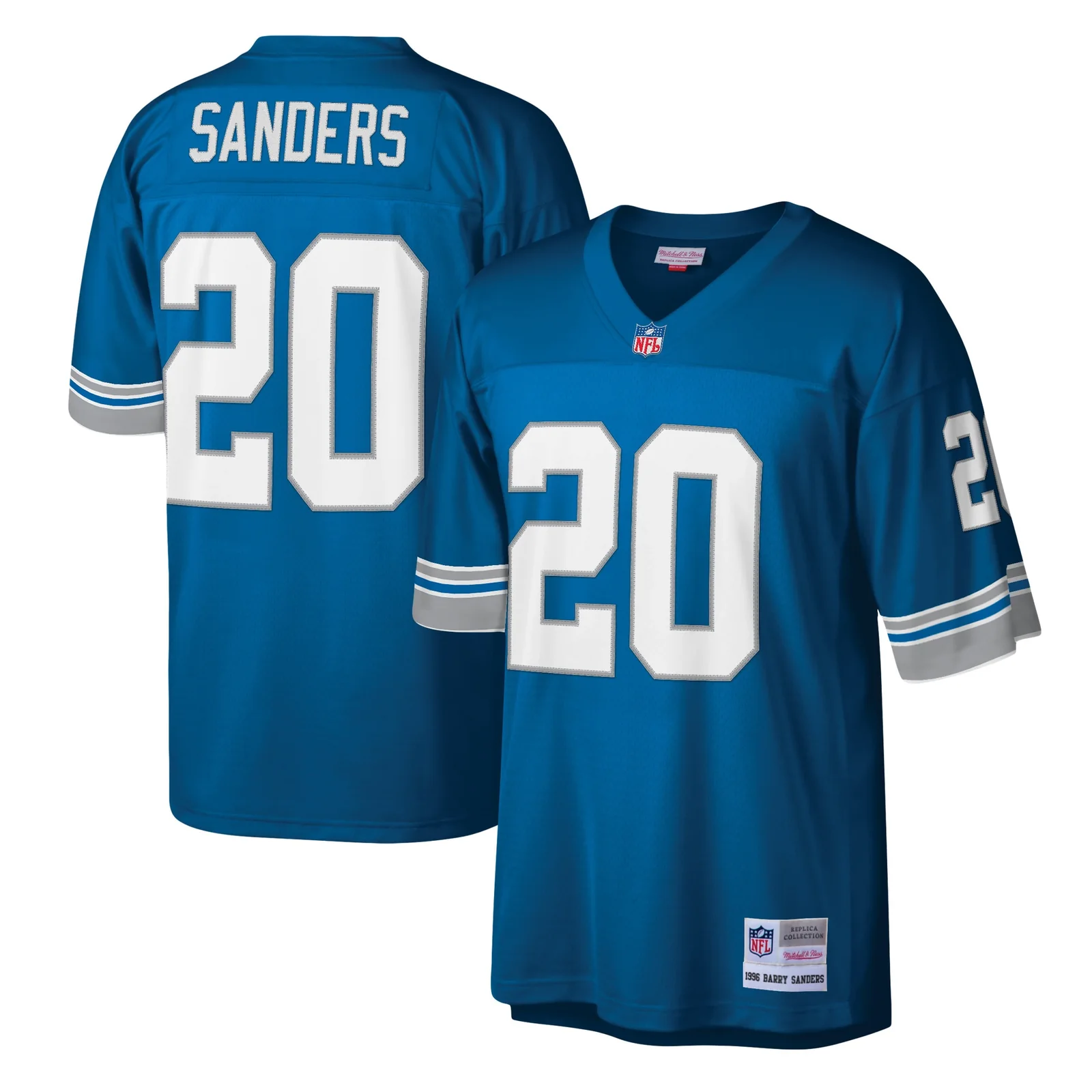 Men's Barry Sanders Detroit Lions Mitchell &amp; Ness Legacy  Jersey - Blue