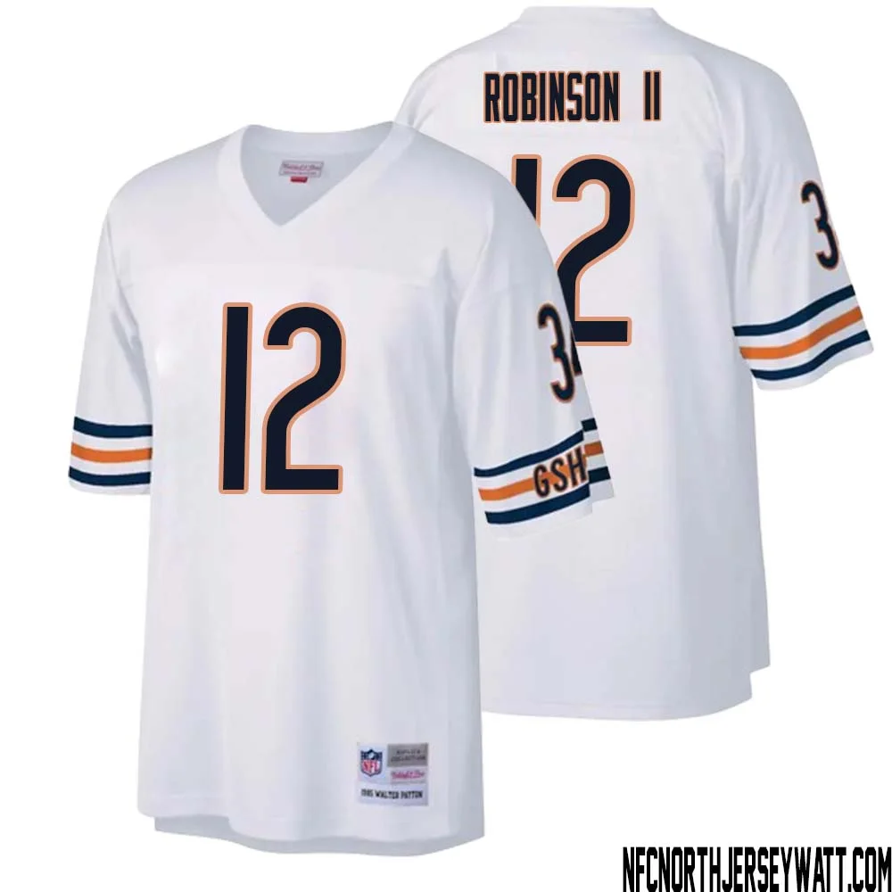 Allen Robinson II No 12 Men Mitchell Ness White Chicago Bears Legacy Replica Jersey 1