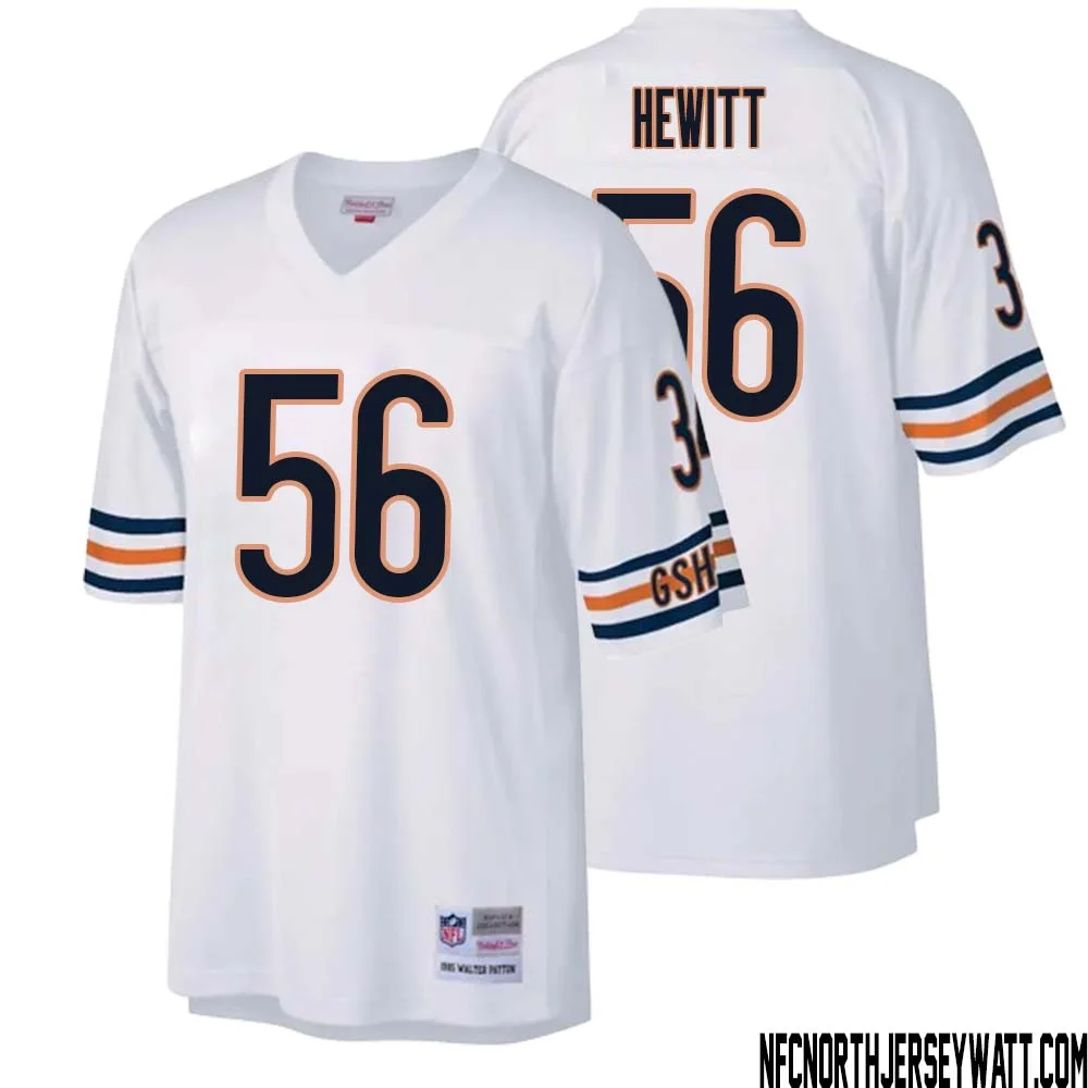 Bill Hewitt No 56 Men Mitchell Ness White Chicago Bears Legacy Replica Jersey