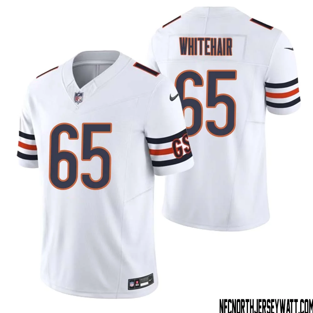 Cody Whitehair No 65 Men White Chicago Bears Vapor F.U.S.E. Limited Jersey