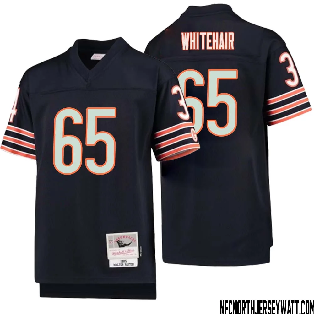 Cody Whitehair No 65 Youth Mitchell Ness Navy Chicago Bears 1985 Legacy Retired Player Jersey 1
