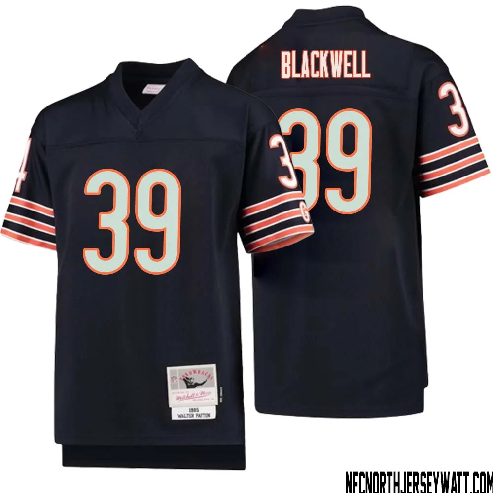 Josh Blackwell No 39 Youth Mitchell Ness Navy Chicago Bears 1985 Legacy Retired Player Jersey