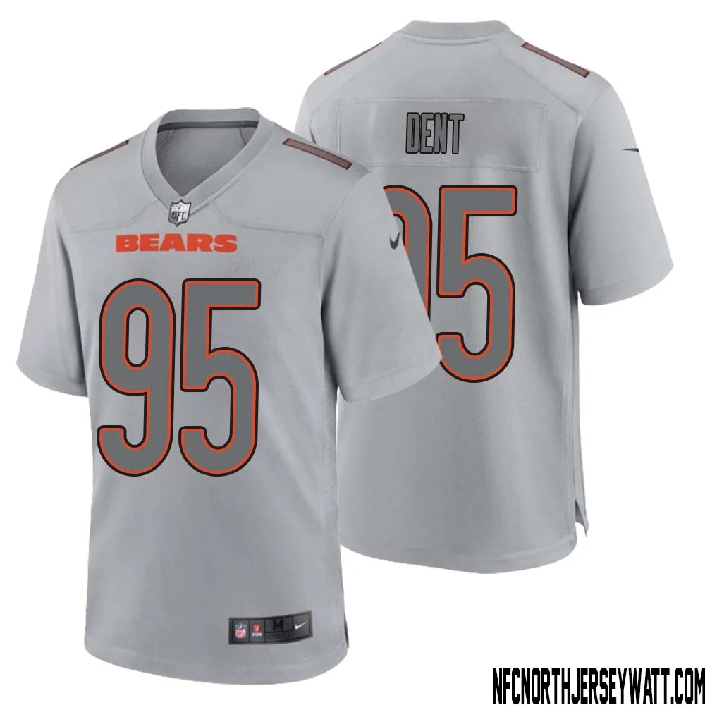 Richard Dent No 95 Men Gray Chicago Bears Atmosphere Fashion Game Jersey 1