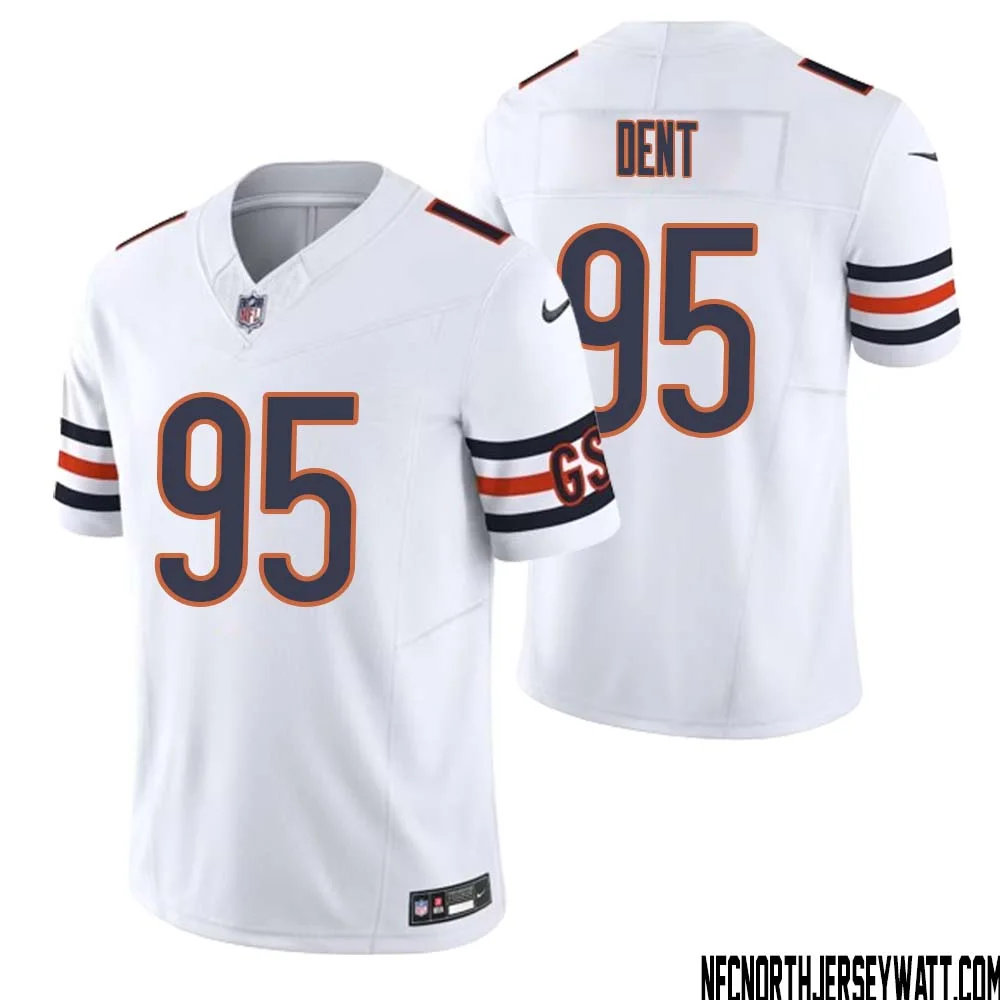 Richard Dent No 95 Men White Chicago Bears Vapor F.U.S.E. Limited Jersey