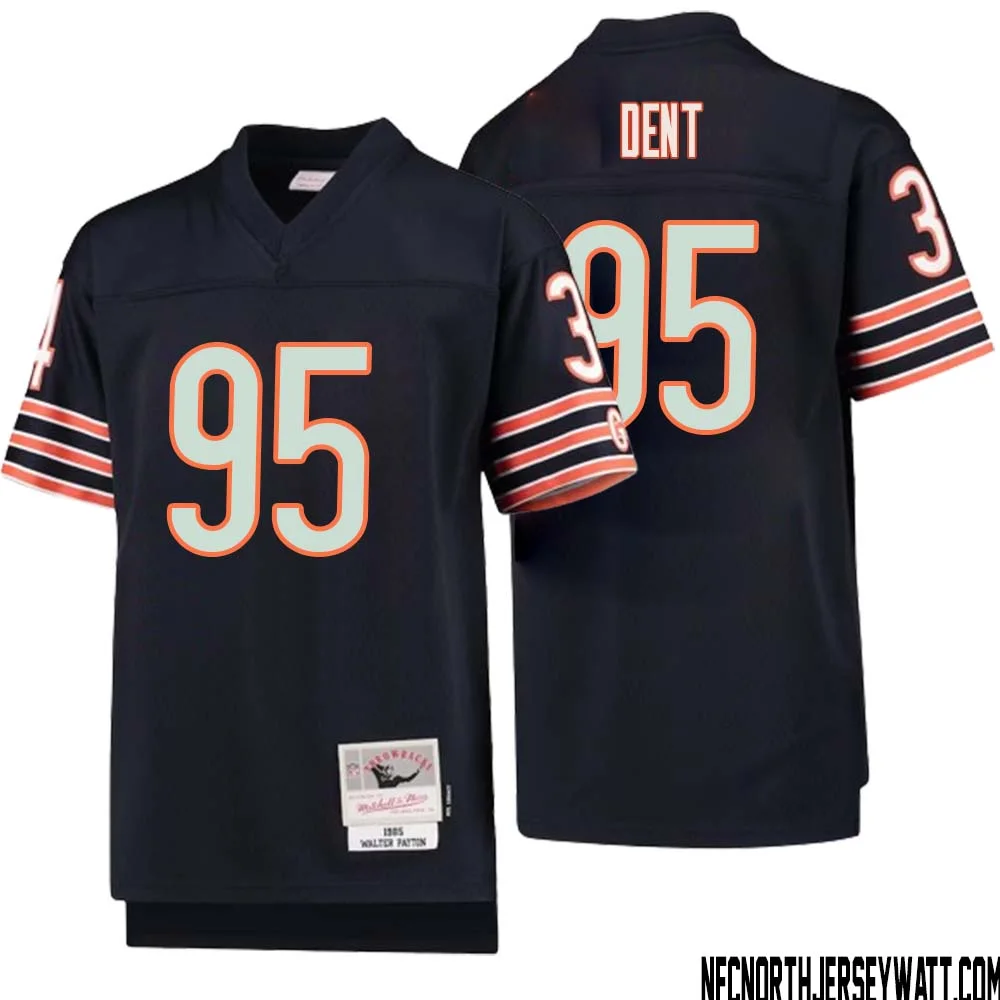 Richard Dent No 95 Youth Mitchell Ness Navy Chicago Bears 1985 Legacy Retired Player Jersey