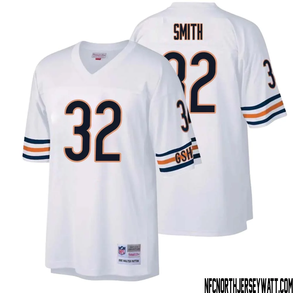 Terell Smith No 32 Men Mitchell Ness White Chicago Bears Legacy Replica Jersey 1