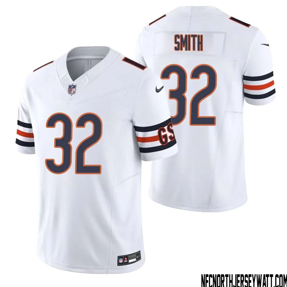 Terell Smith No 32 Men White Chicago Bears Vapor F.U.S.E. Limited Jersey 1