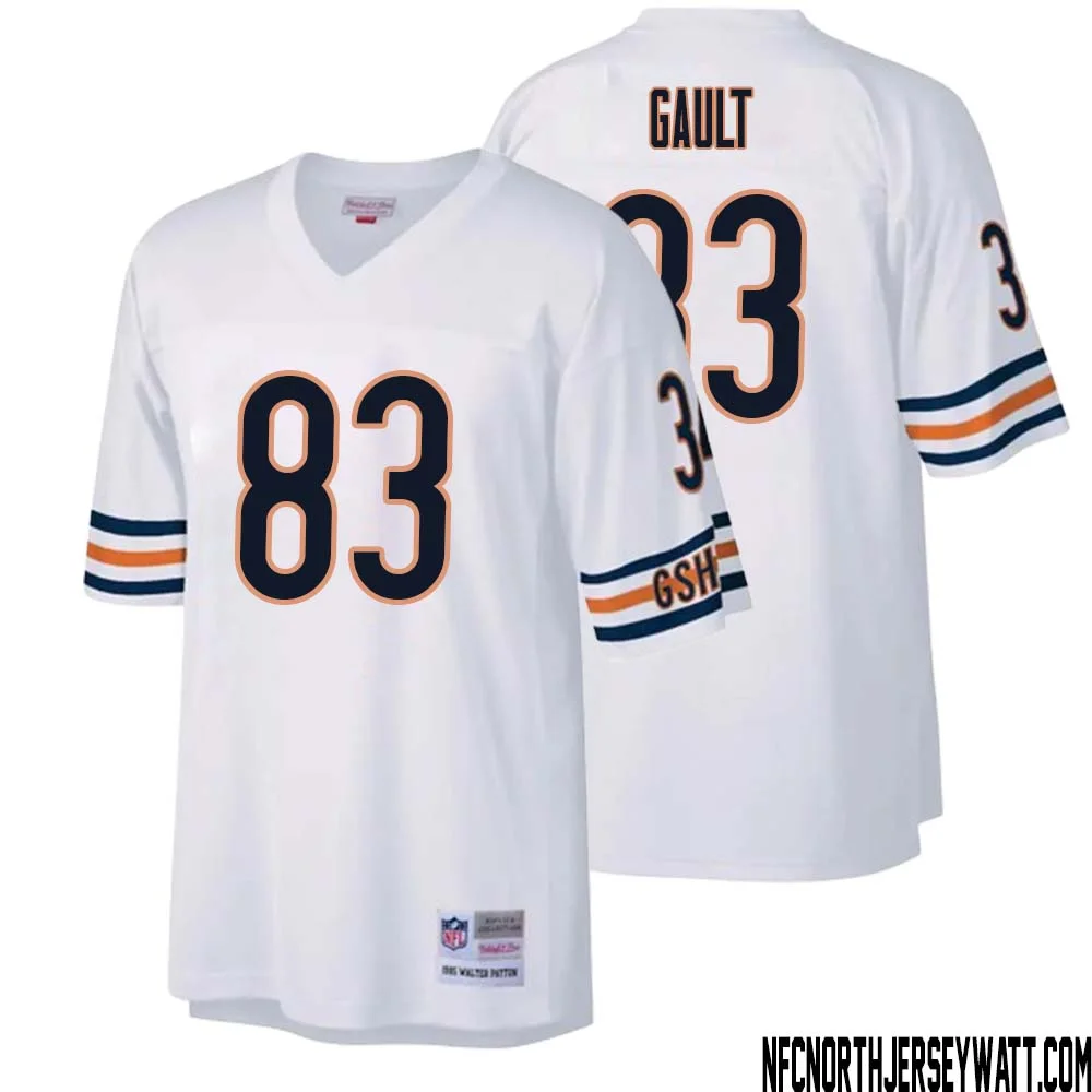Willie Gault No 83 Men Mitchell Ness White Chicago Bears Legacy Replica Jersey