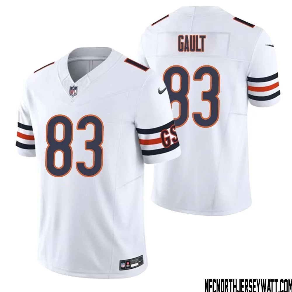 Willie Gault No 83 Men White Chicago Bears Vapor F.U.S.E. Limited Jersey