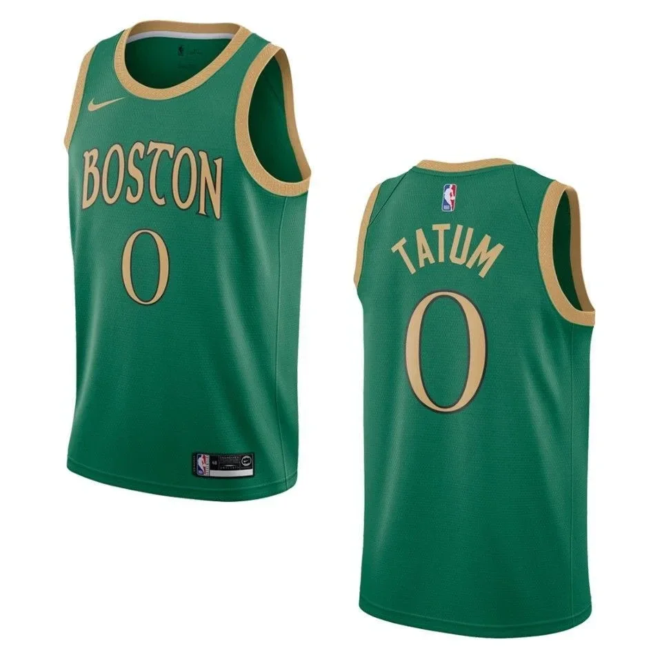 Youth's 2019-20 Boston Celtics #0 Jayson Tatum City Swingman Jersey - Kelly Green , Basketball Jersey -
