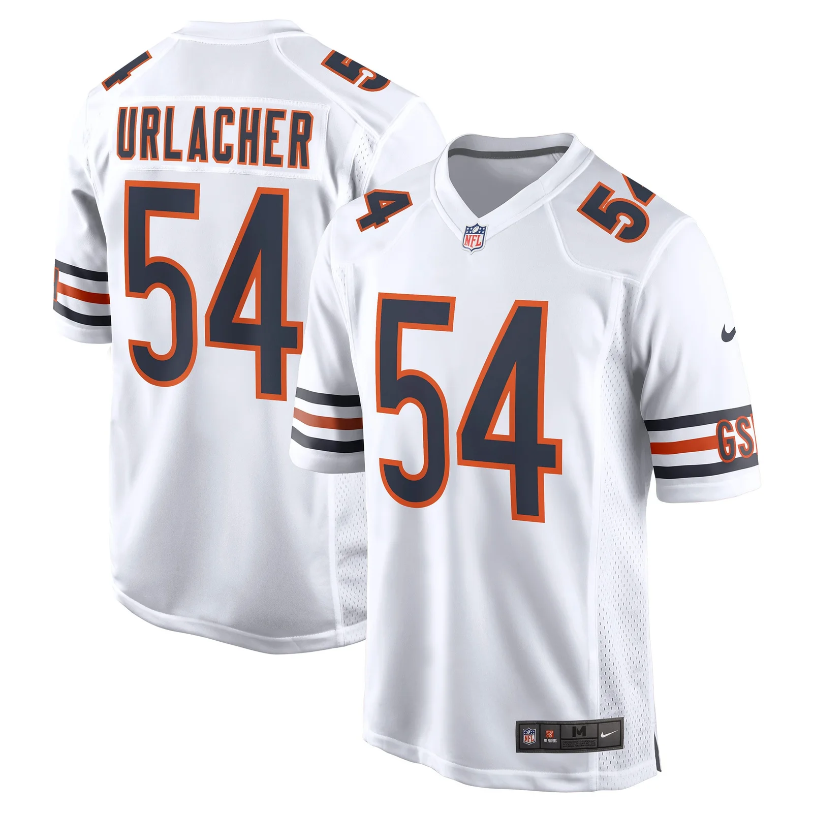 Men's Brian Urlacher Chicago Bears Retired Player Game Jersey - White -