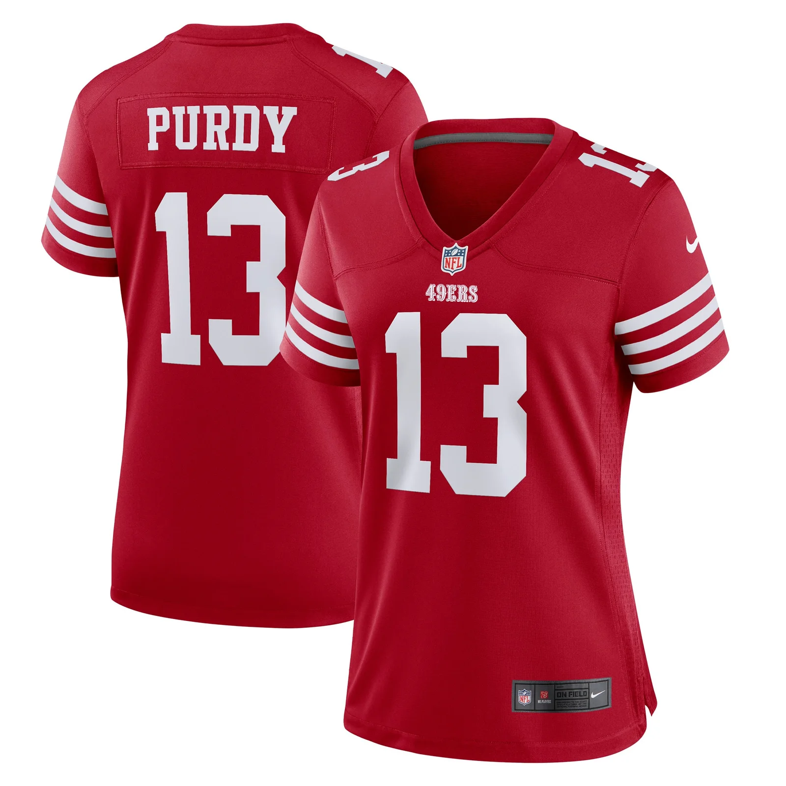 Brock Purdy San Francisco 49ers Woman's Game Player Jersey - Scarlet -