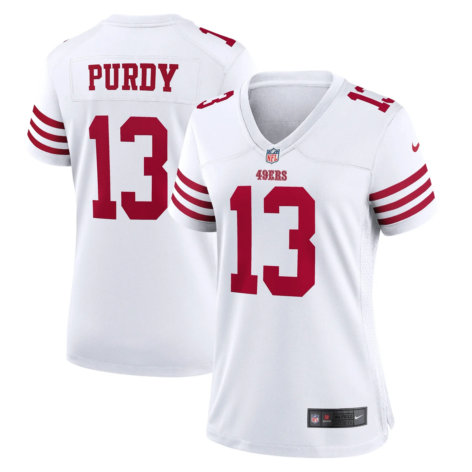 Brock Purdy San Francisco 49ers Woman's Game Player Jersey - White -